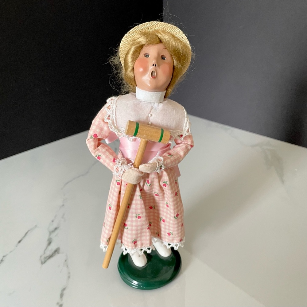 Croquet Caroler Girl by Byers' Choice